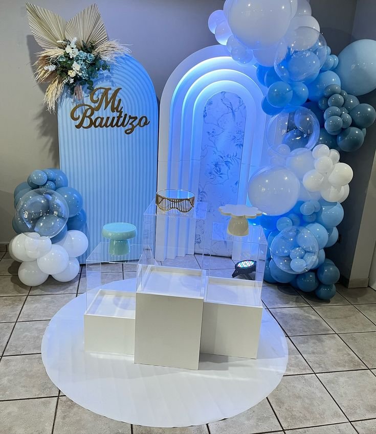 decoracion de un bautizo